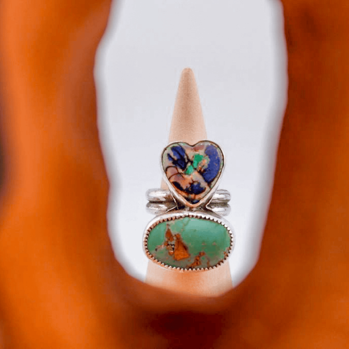 Sageheart- Opal & Turquoise Ring