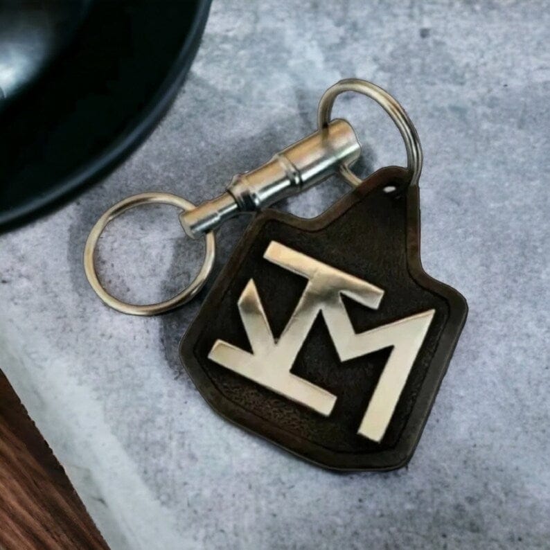 Custom Livestock Brand Keychain