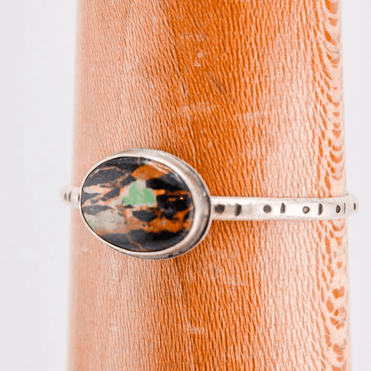 Iron Vale – Black Jack Turquoise Cuff