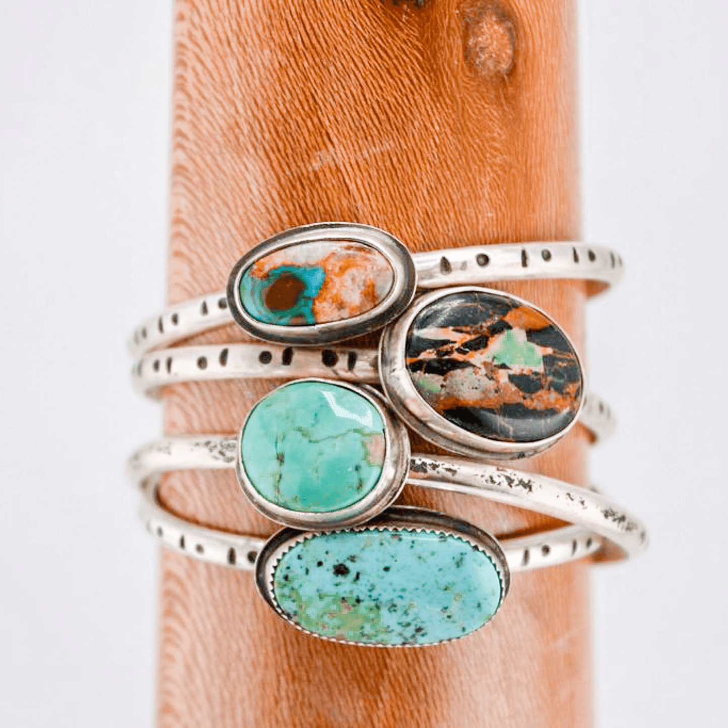 Cimarron – Green Turquoise Cuff