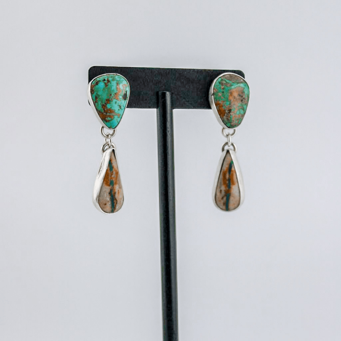 Sagebend – Dangle Turquoise Earrings