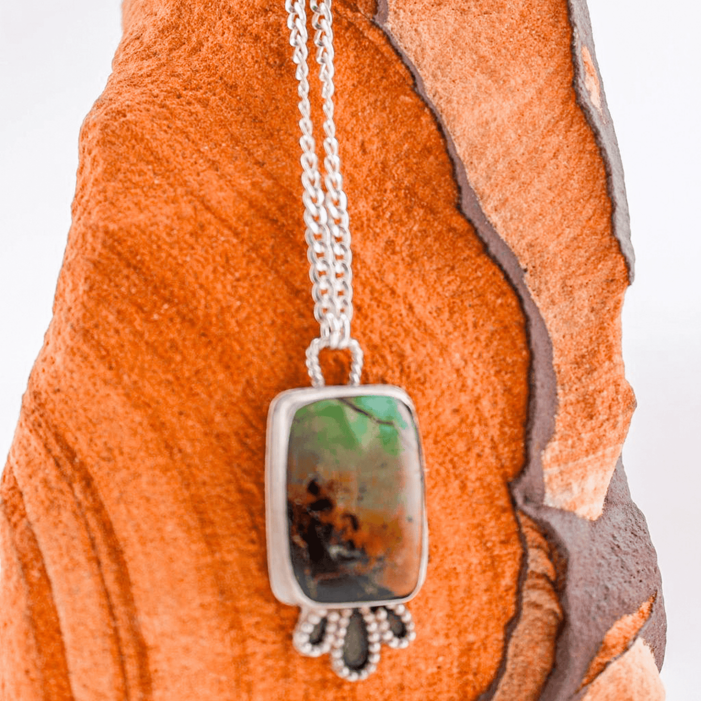 Coal Bend - Black Jack Pendant Necklace