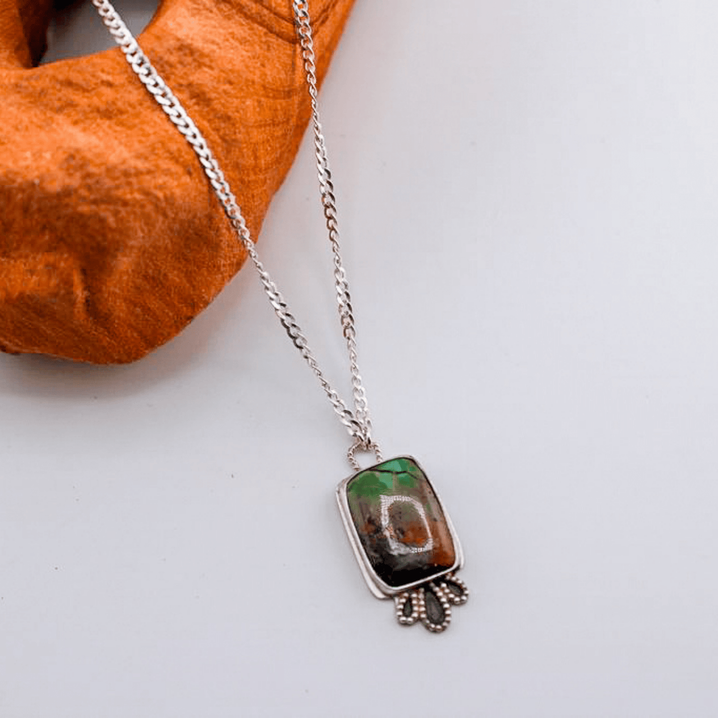 Coal Bend - Black Jack Pendant Necklace