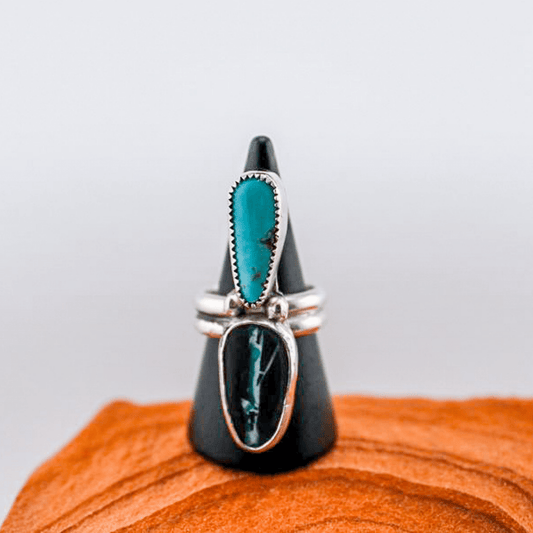 The Pass – Turquoise & Black Jack Ring