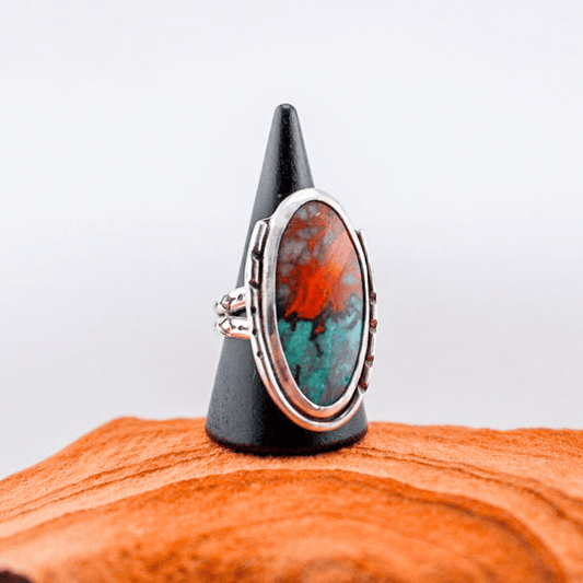 Red Bluff – Sonora Sunrise Turquoise Ring