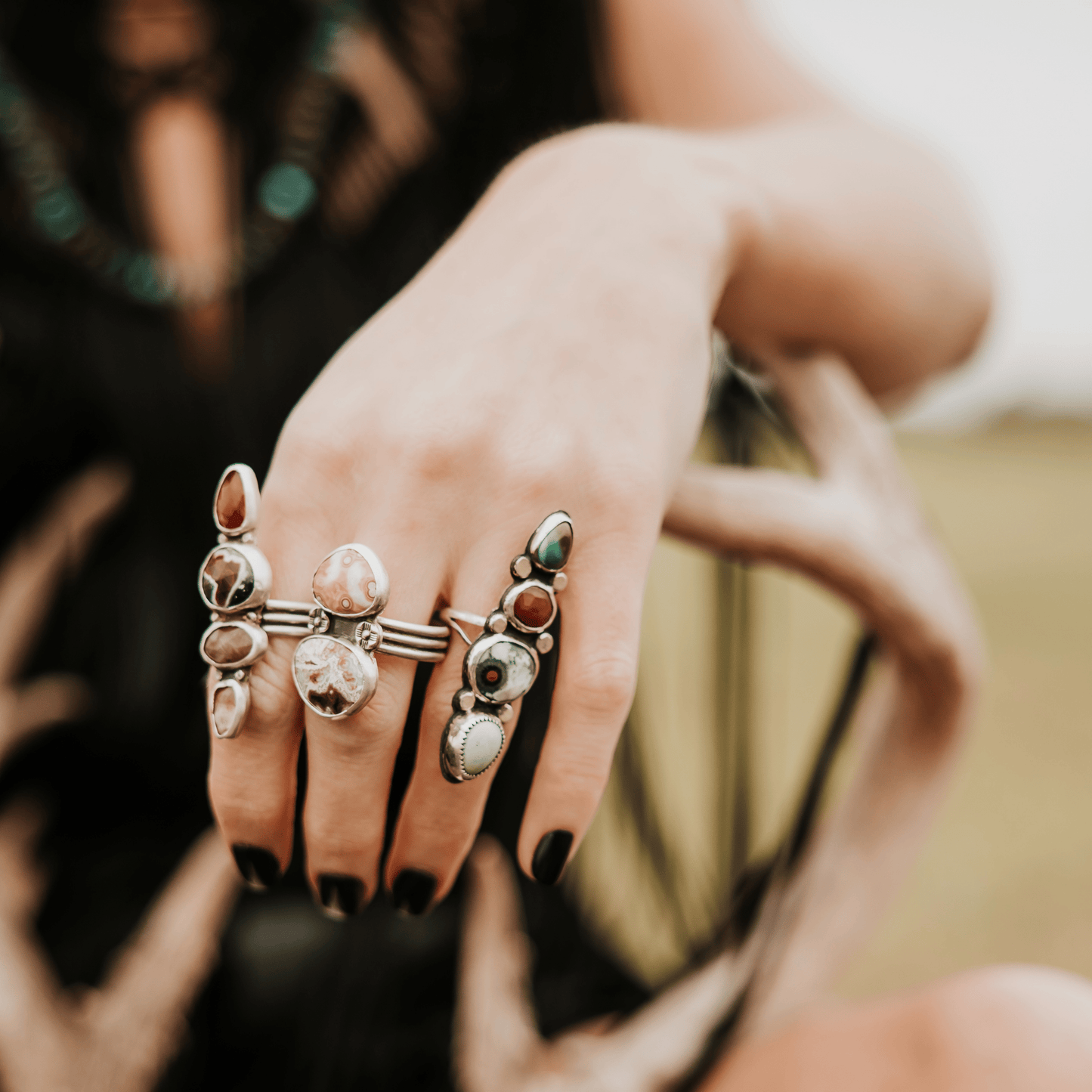 Canyon Smoke Crawler Ring