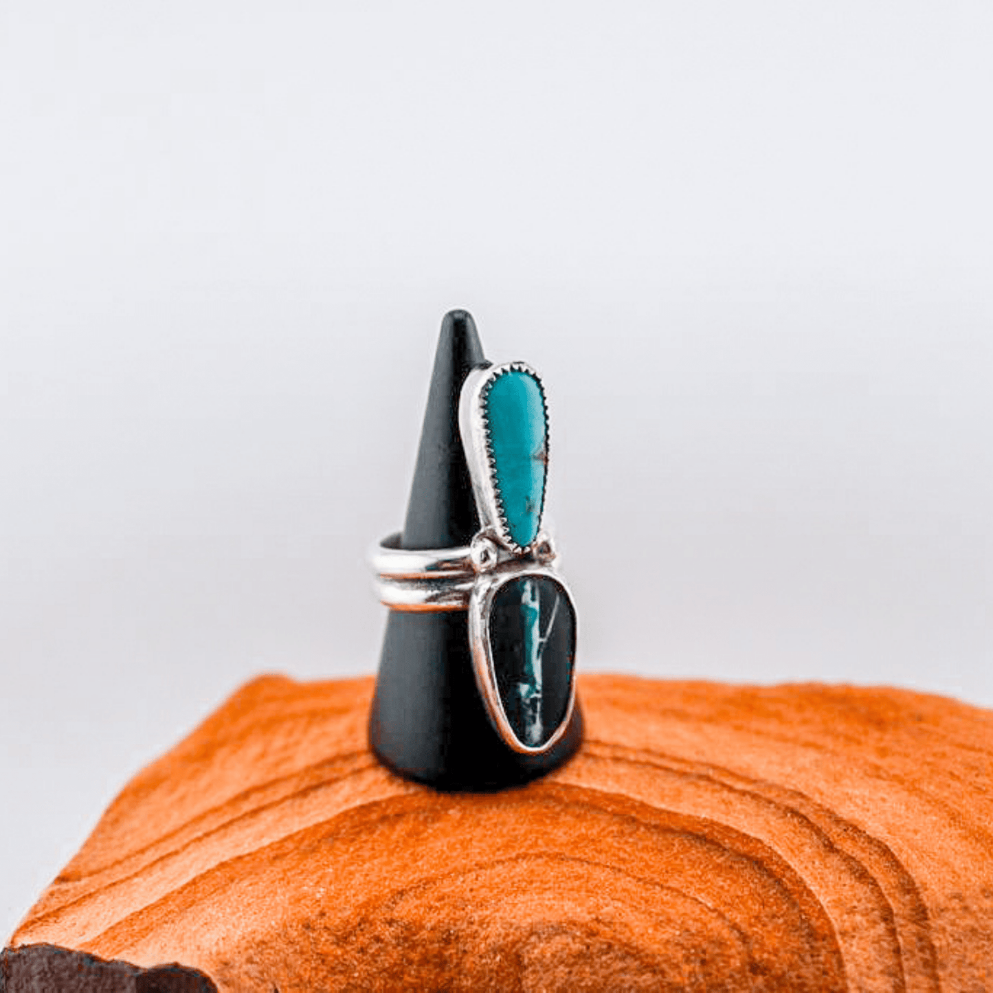 The Pass – Turquoise & Black Jack Ring