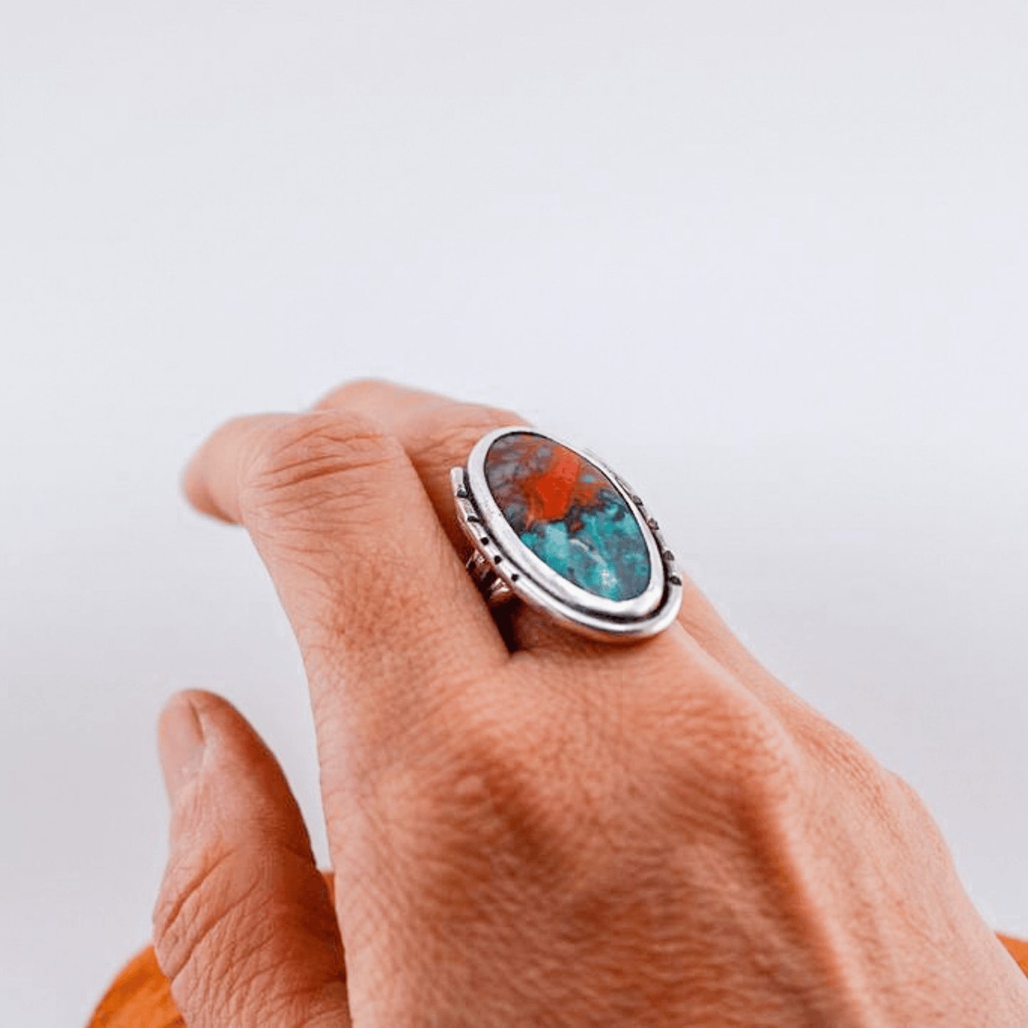 Red Bluff – Sonora Sunrise Turquoise Ring