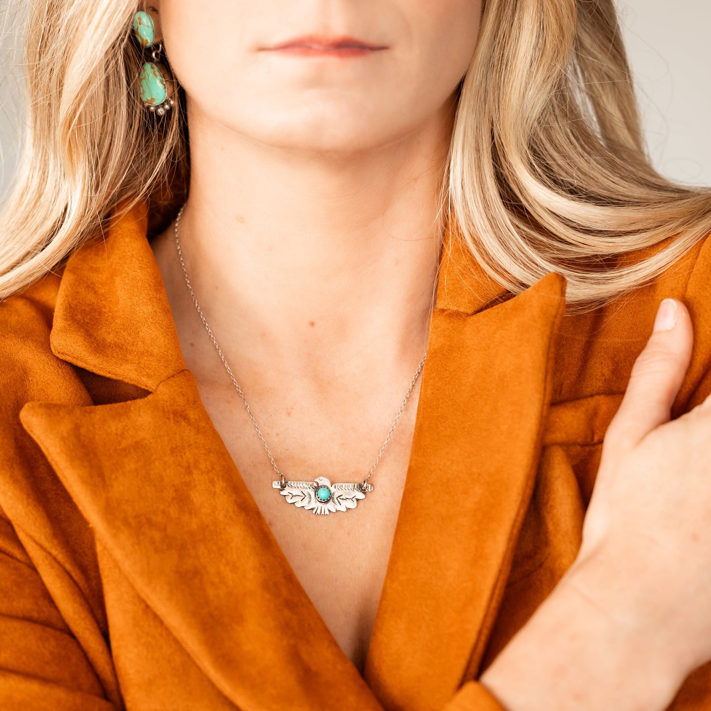 Thunderbird Turquoise Necklace