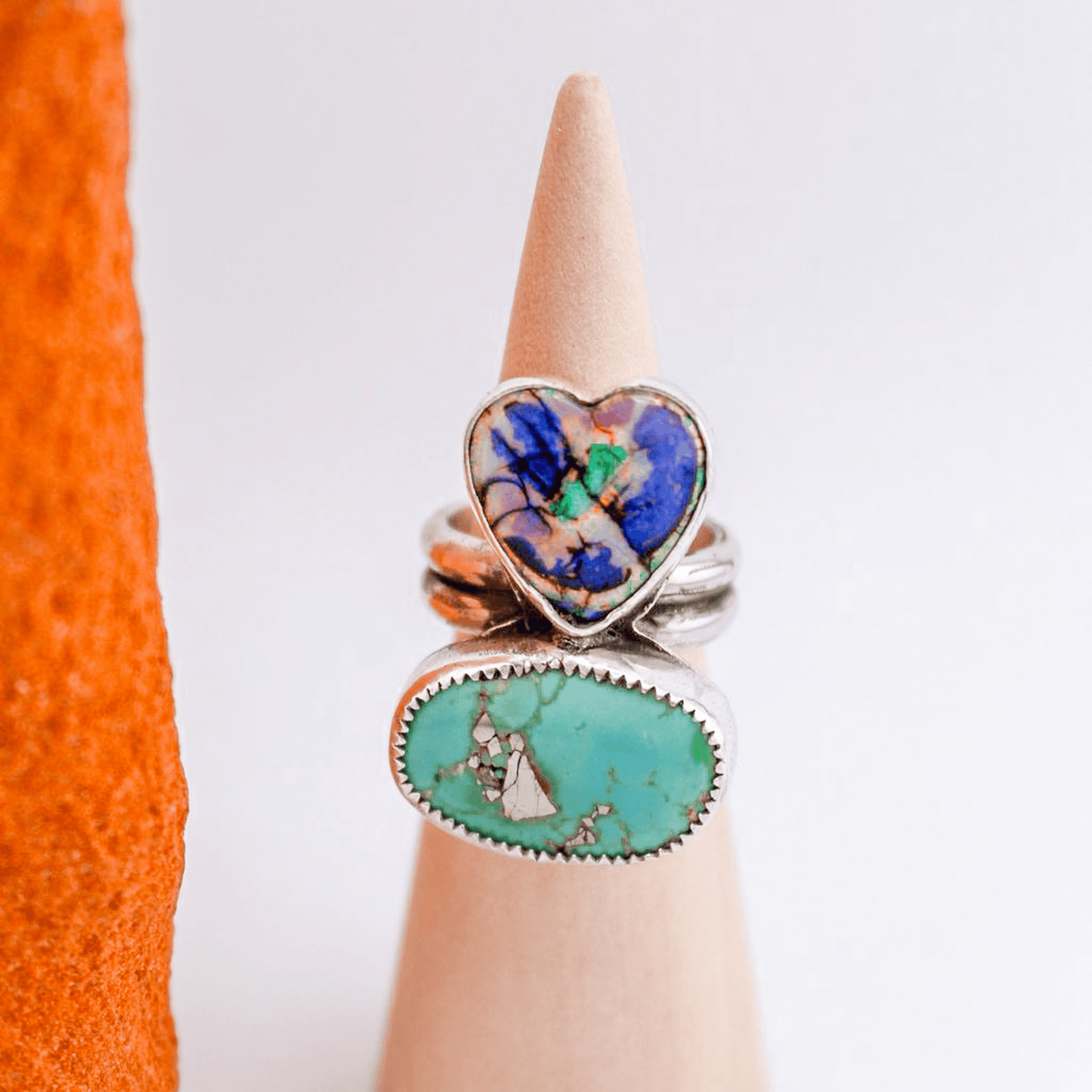 Sageheart- Opal & Turquoise Ring