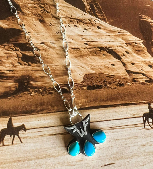 Custom Cattle Brand Necklace