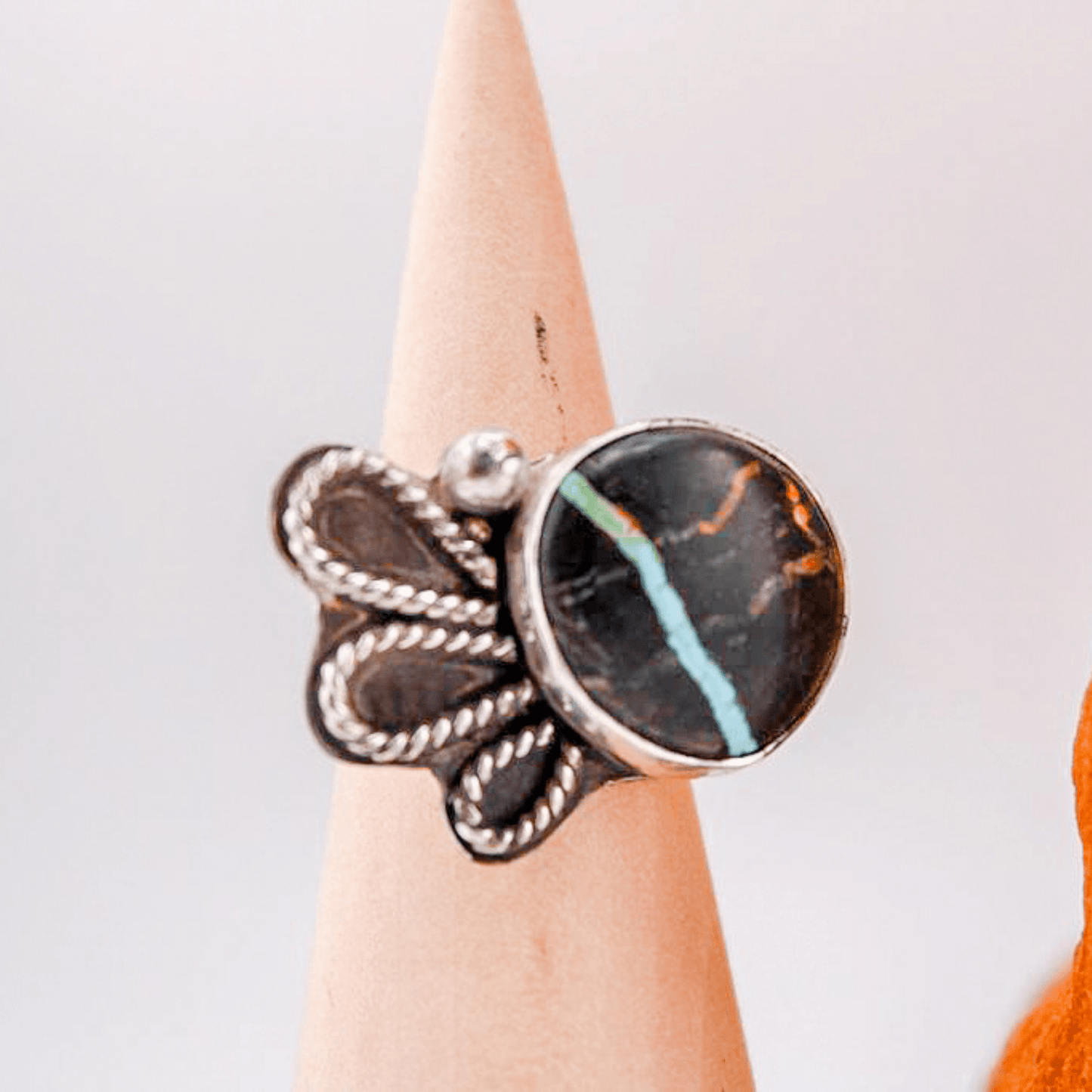 Blooms Ember - Turquoise Rings