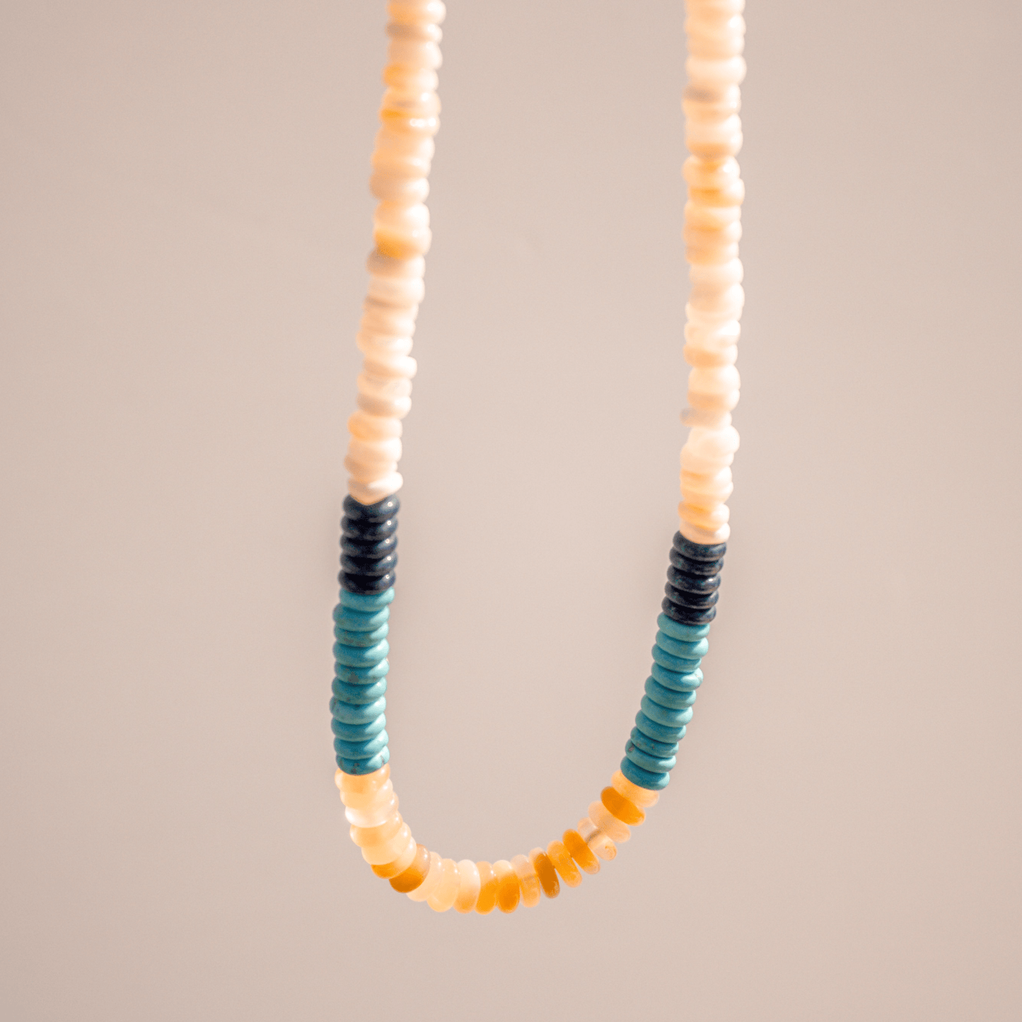 Sunlight Collar Beaded Necklace