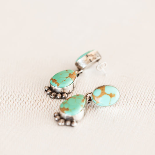 Royston Turquoise Drop Earrings