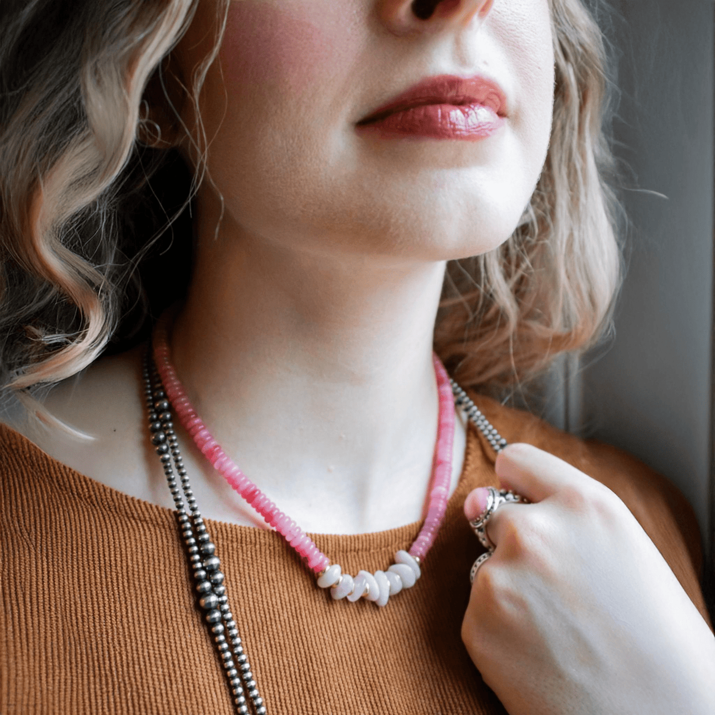 The Dahlia Beaded Necklace