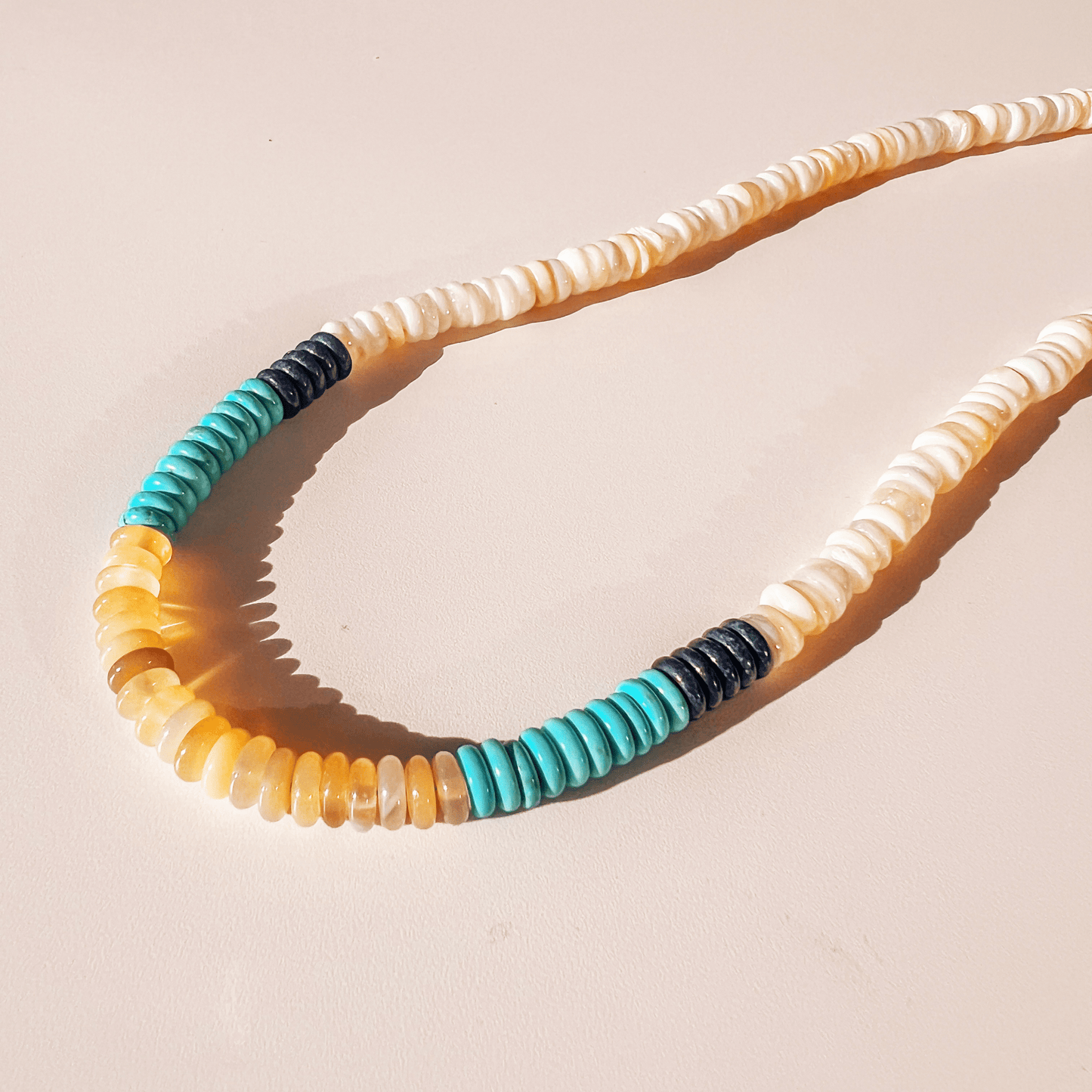 Sunlight Collar Beaded Necklace