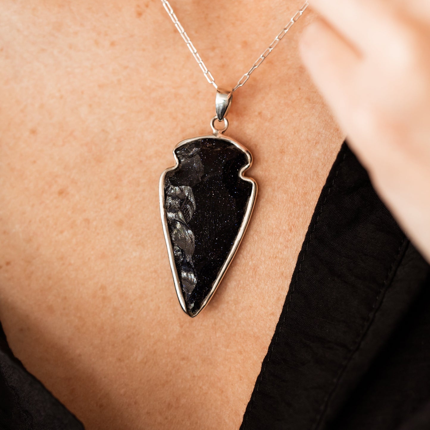 Starlit Mesa Arrowhead Necklace