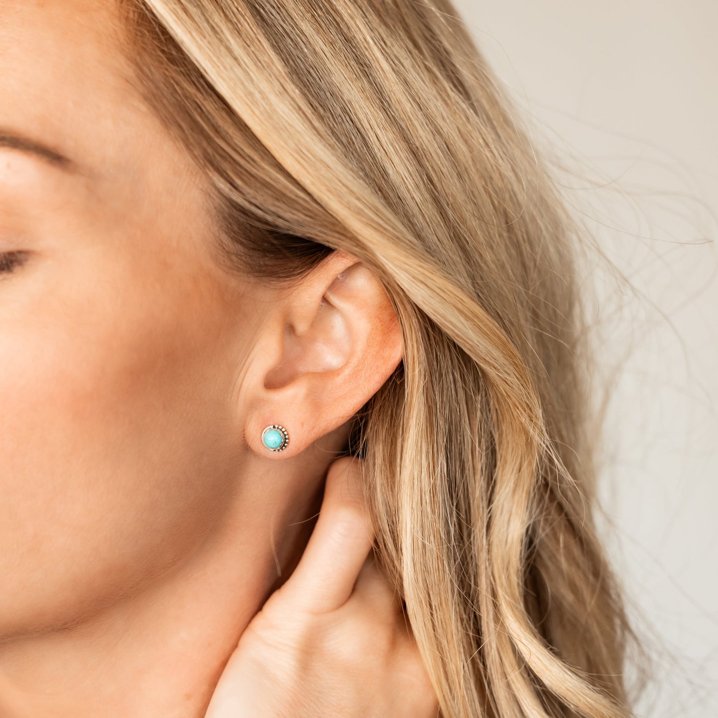 Turquoise Stud Earrings | Best Seller