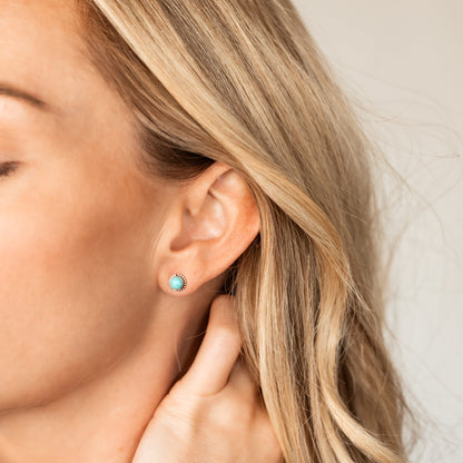 Turquoise Stud Earrings | Best Seller