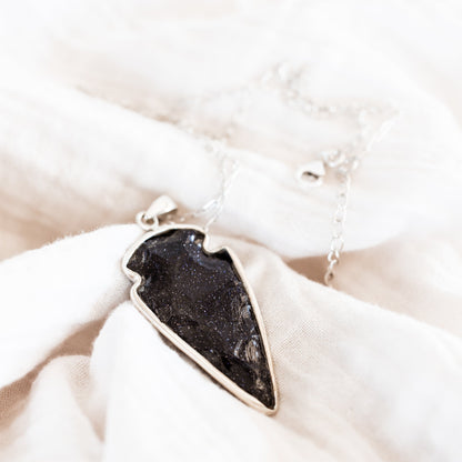 Starlit Mesa Arrowhead Necklace