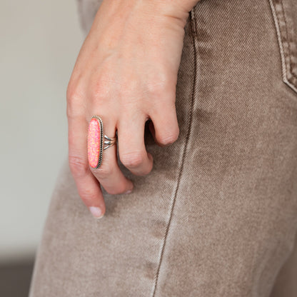 Desert Rose | Pink Opal Ring