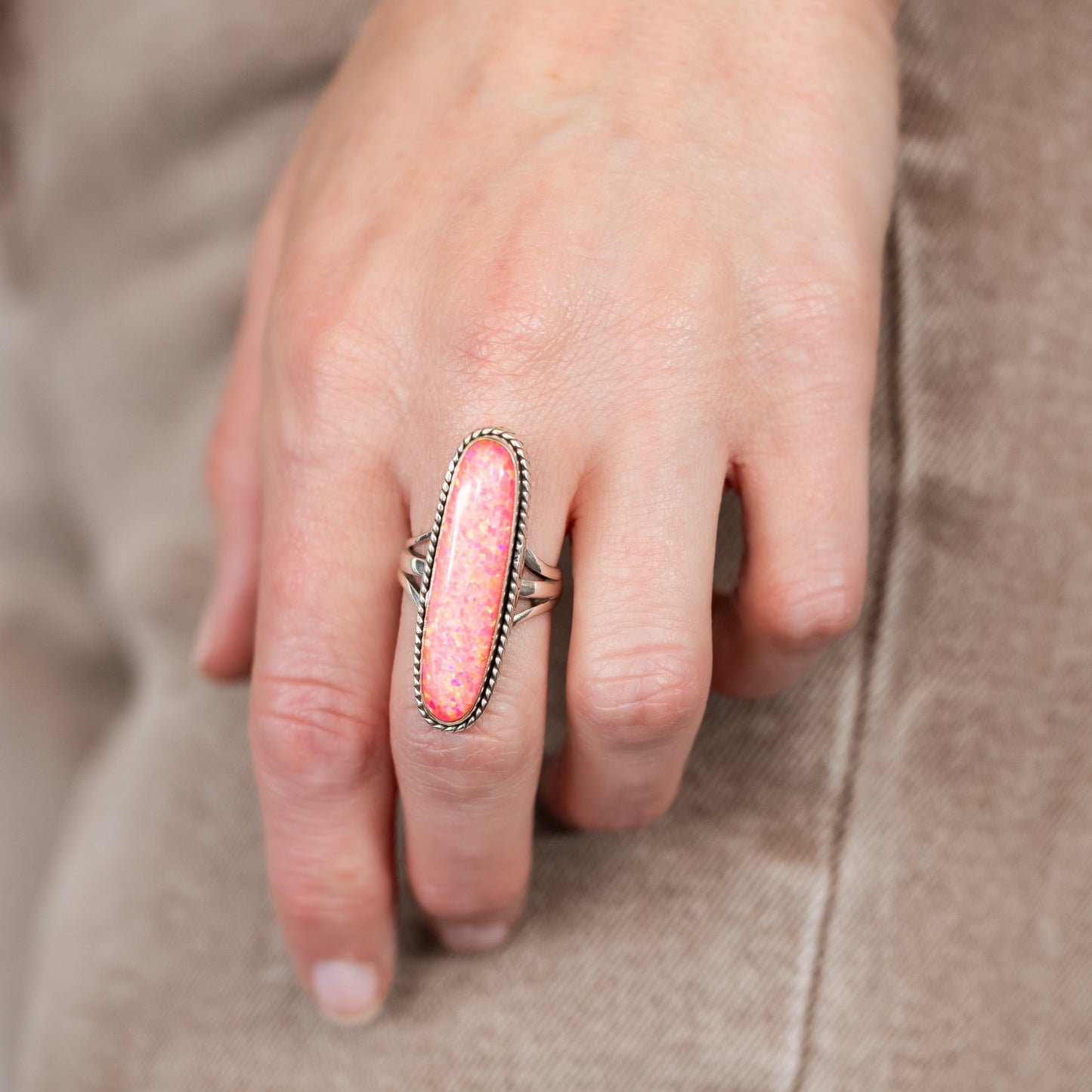 Desert Rose | Pink Opal Ring