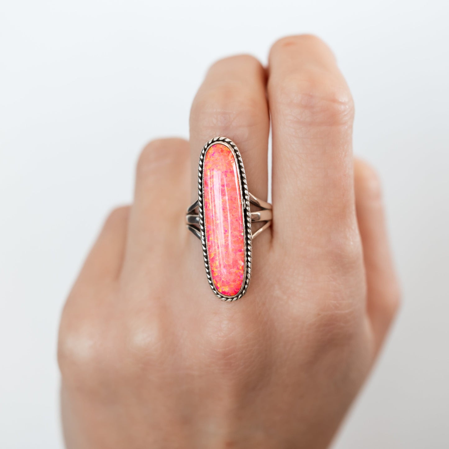 Desert Rose | Pink Opal Ring