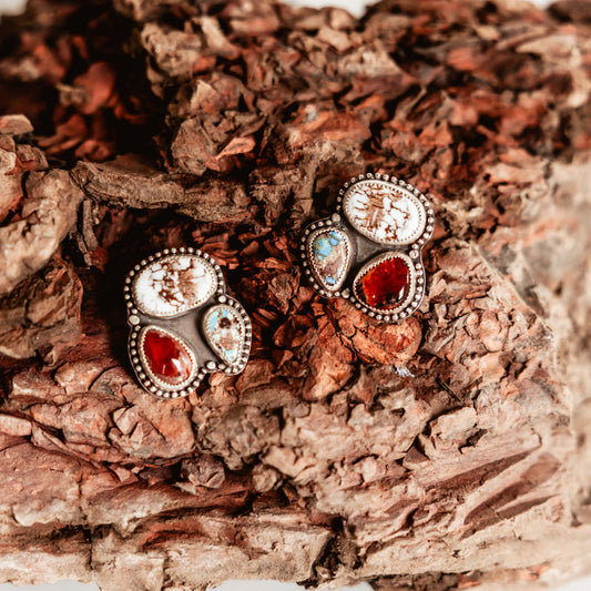 Painted Desert Cluster Earrings