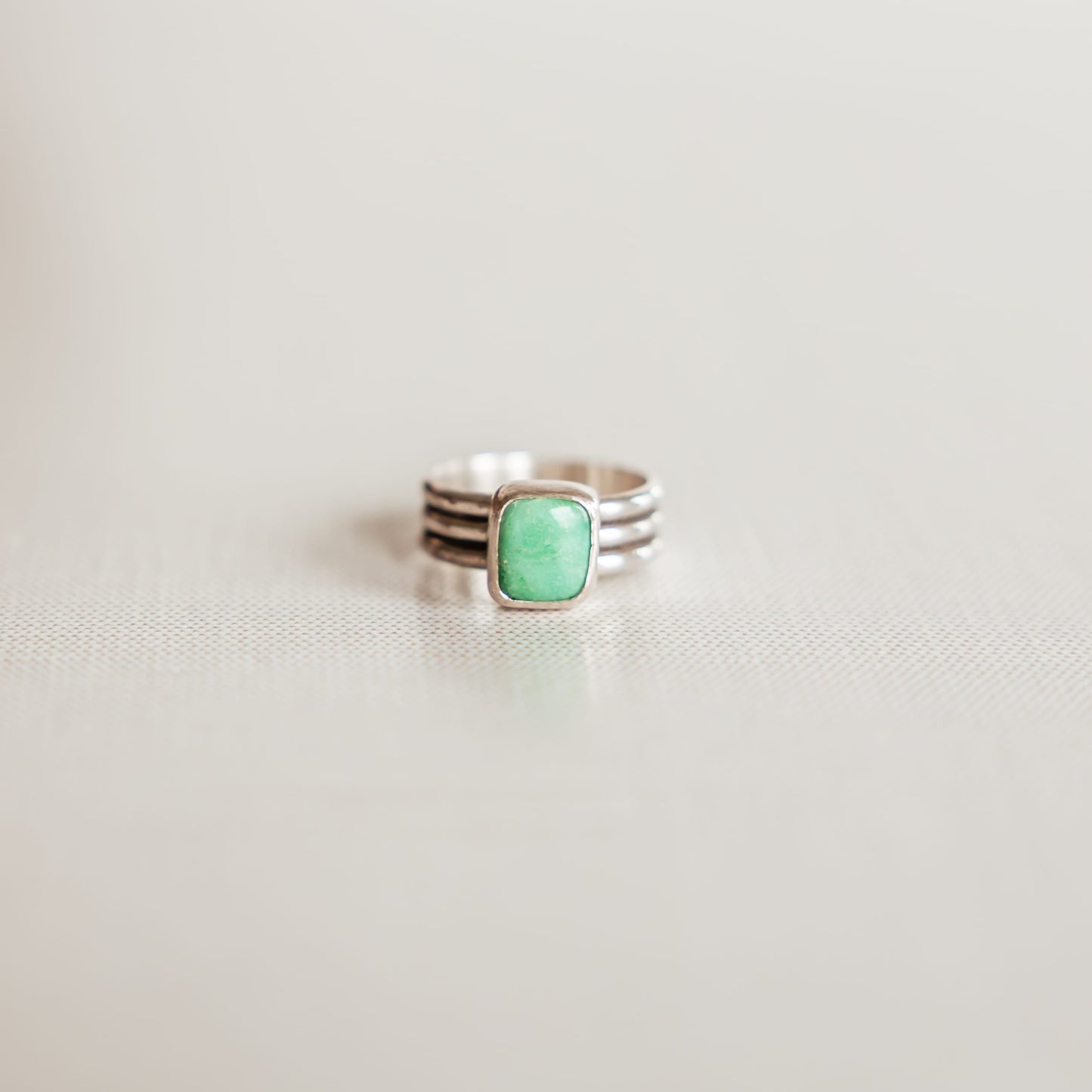 Sonoran Turquoise Ring Triple Band