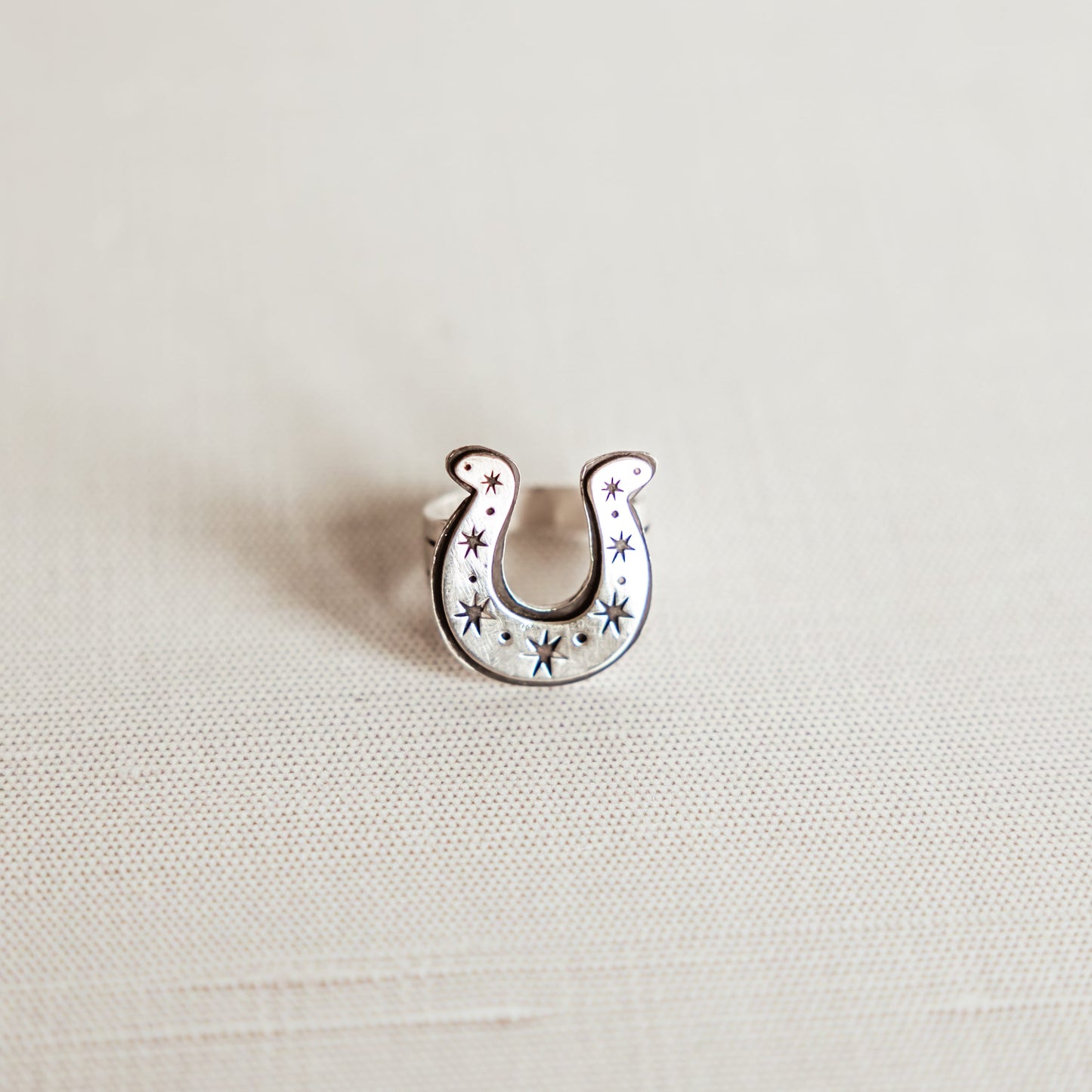 Deadwood Horseshoe Ring
