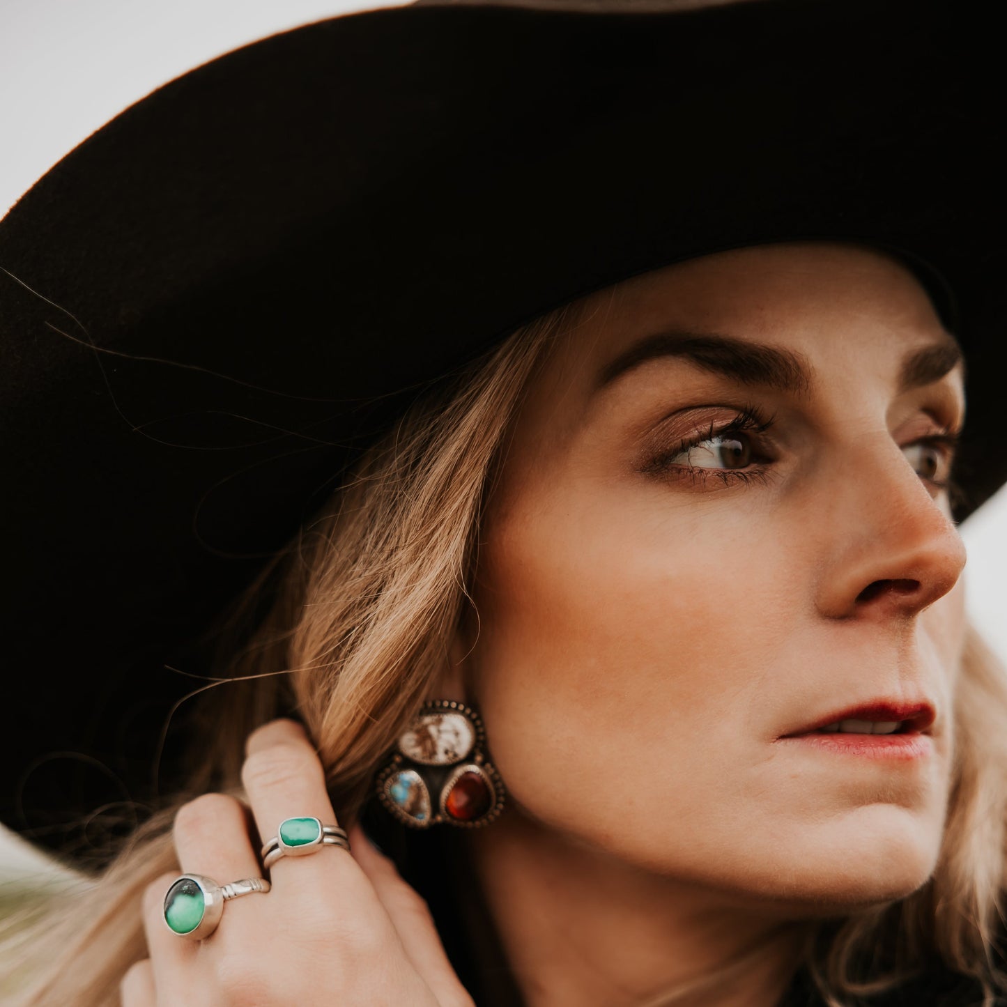 Painted Desert Cluster Earrings