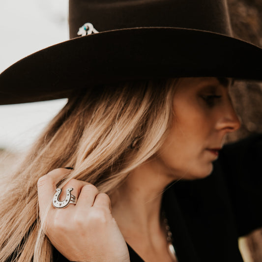 Deadwood Horseshoe Ring