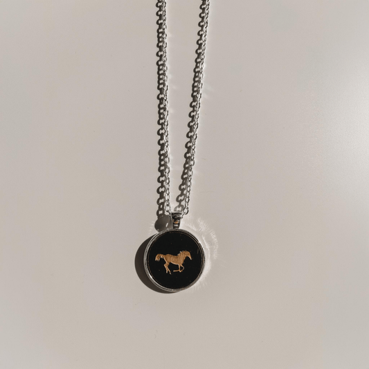 Wild Mustang Pendant Necklace