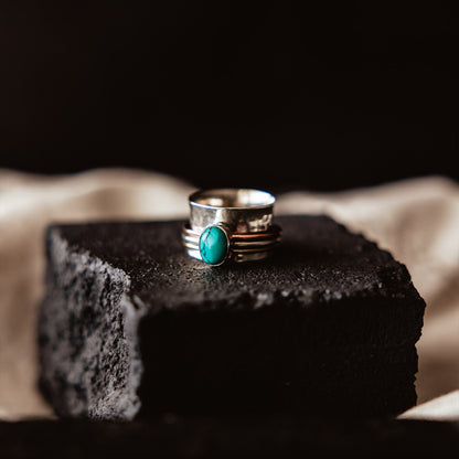 Turquoise Spinner Ring