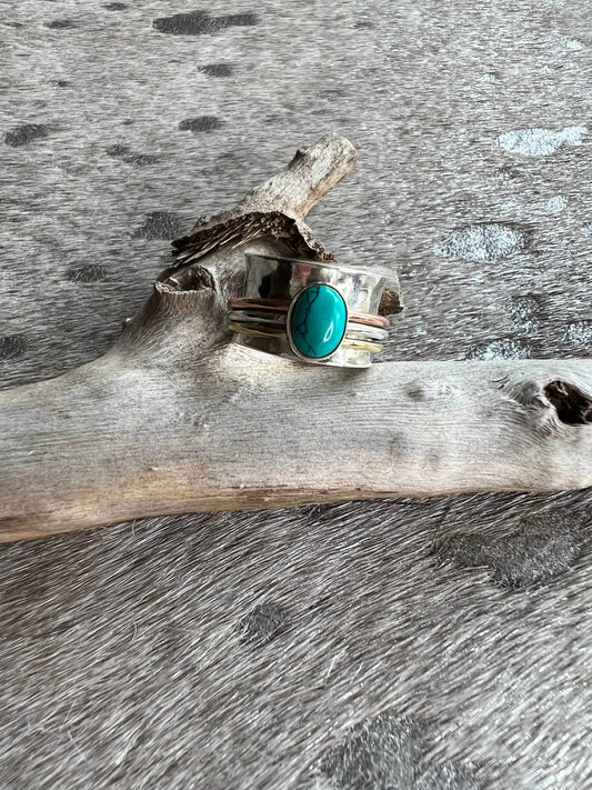 Turquoise Spinner Ring