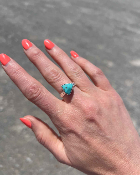 Miscellaneous Rough Stone Turquoise Ring